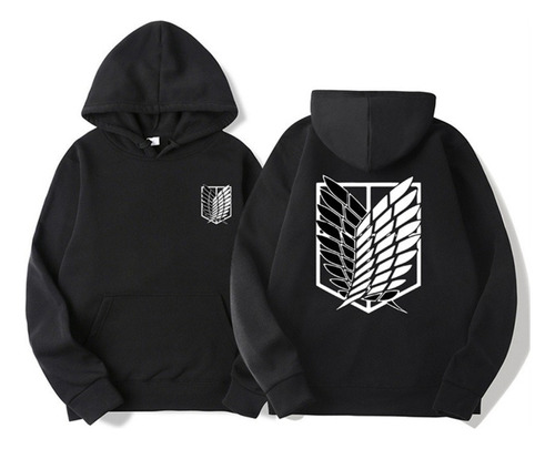 Sudadera Con Capucha De Shingeki No Kyojin/attack On Titan