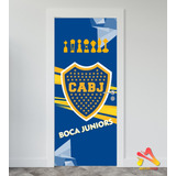 Vinilo Pared Puerta Boca Juniors Logo