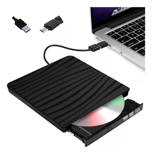 Lector Y Grabador De Externa Quemador,tipo C Y Usb 3.0