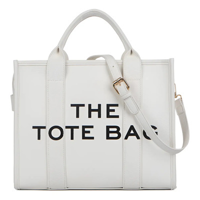 Bolsos Thetotebag Pu Capacity Commuter Para Mujer Color Blanco | MercadoLibre