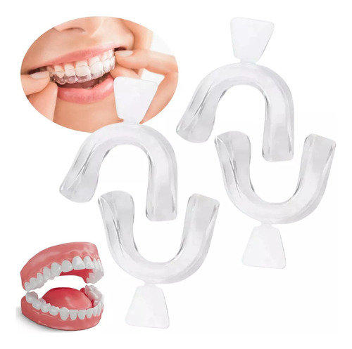 2 Par Protectores Bucales Guardas Dentales De Gel Moldeables