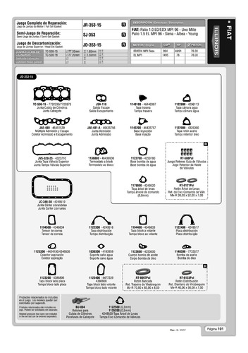 Juego Descarbo Illinois P/ Fiat Albea 1.0/1.5 Ed/edx Mpi/el Foto 3