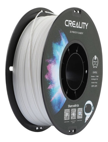 Filamento 3d Petg Creality Blanco 1 Kg 1,75mm 