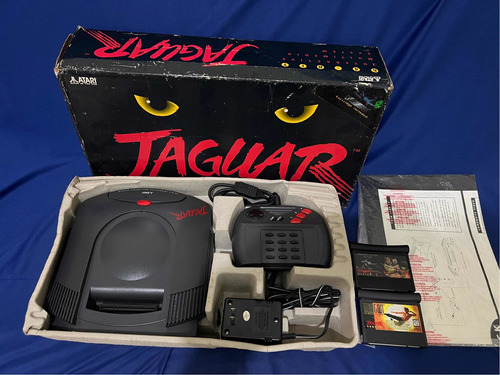 Atari Jaguar 64 Lindão! Com 2 Jogos Na Caixa