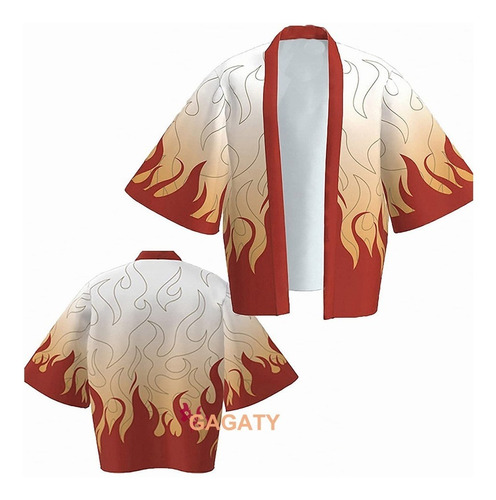 Chaqueta Kimono Corta Demon Slayer Blade Anime Cosplay