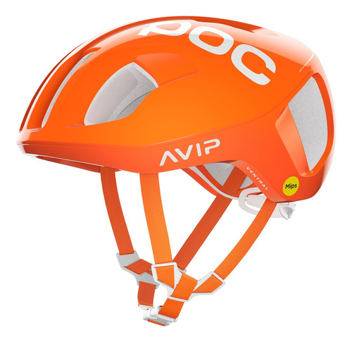 Casco Poc Ventral Mips (cpsc), Naranja Flúor, Sml/51-54cm