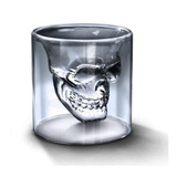 Vaso De Whisky Calavera Doomed Vidrio Bar Boliche 13 Cm