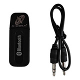 Receptor De Áudio P2 Bluetooth Usb Adaptador Para Carro Som