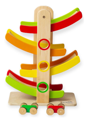 Laberinto Bolitas Rampa Juegos Didactico Niños Madera Bebe