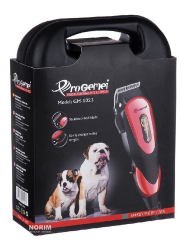 Maquina Peluquera Perros Canina Gemei Electrica Original