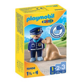 Figura Policia Y Perro Playmobil 123