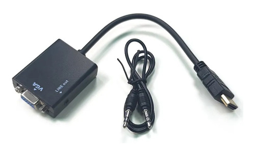 Convertidor Hdmi A Vga Alta Calidad Adaptador Audio