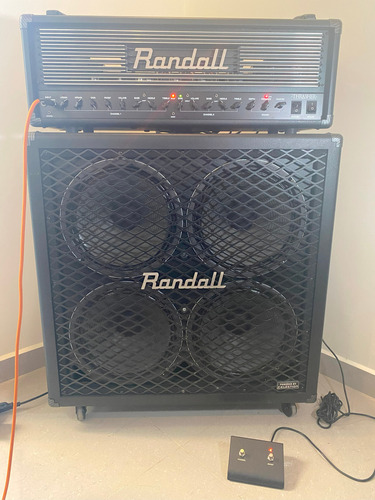 Amplificador Randall Stack Trasher 120 Watts A Bulbos, 2 Ch