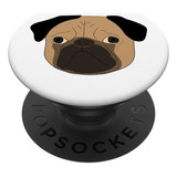 Anillo Para Celular - Blanco/pug