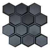 Paneles Decorativos Panal Negro Elegancia Geométrica Paredes
