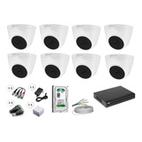 Kit De 8 Cámaras De Seguridad Dahua  Full 5 Megapixel  