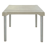 Mesa Rimax 9410 Shia Taupe 72x85x85cm Plastica