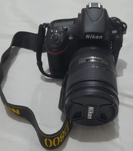 Câmera Nikon D800 Profissional Com Lente Em Estado De Nova