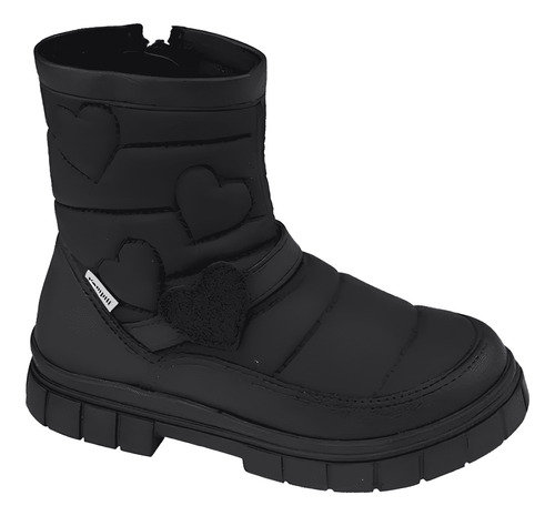 Boot Coturno Escolar Infantil Pampili Lucky Glitter