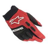 Guantes De Moto Alpinestars Full Bore, Rojo Y Negro @ Talla L