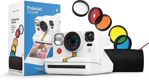 Polaroid Now+ White (9062) - Cámara De Película Instantánea 