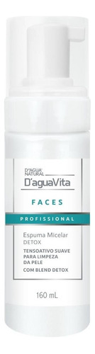Espuma Micelar D'agua Natural Facial Detox Faces 180 Ml