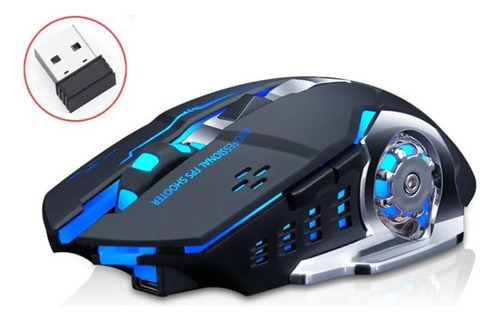 Mouse Gamer Inalámbrico Recargable Usb 2.4 - Pack 10