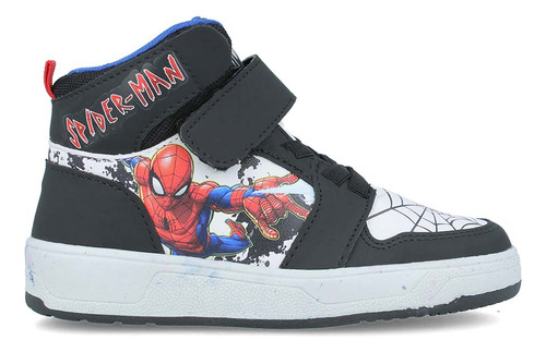 Tenis Bota Spider Man Marvel Niño Urbano Sintetico (18.0 - 2