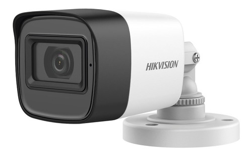 Hikvision Cámara De Seguridad Tipo Bala Ds-2ce16h0t-itfs Turbohd 2.8 Mm Audio Por Coaxitron 30 Mts Ir Exir Ip67 Fácil Instalación Seguridad Exterior Cctv Alta Resolución