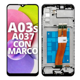 Modulo Pantalla Para Samsung A03s A037 Con Marco Display