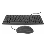 Kit De Teclado Y Mouse Alámbrico Ajustable Para Pc 18-8322