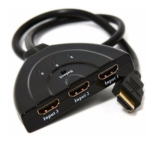 Switch Selector De Puertos Hdmi - 3 Entradas Y 1 Salida