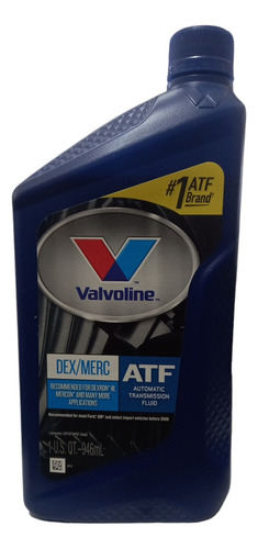 Liquido Hidraulico Atf Valvoline Dex/merc 0,946cc