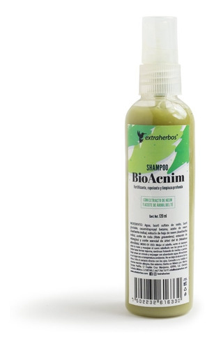 Shampoo Mini De Neem Y Aceite De Arbol Del Té, Contra Piojos