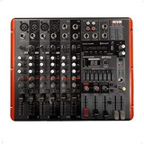 Consola Potenciada Novik Nvk 800p Usb 8 Canales Bluetooth.