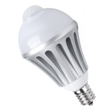 Bombilla Led E17 Ac85265v 9w Con Sensor De Movimiento Humano