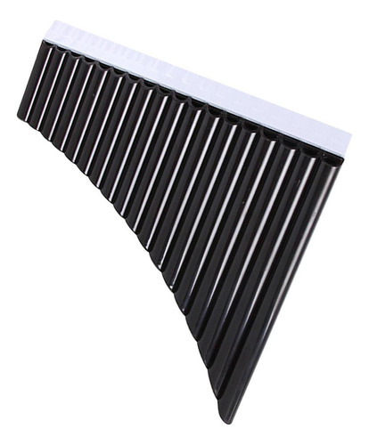 Instrumento De Madera Duradero Pan Flute Do Key Black De 18