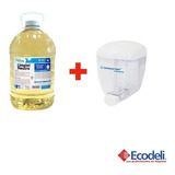 Jabón Liquido En Gel+ Despachador Manual  Ecodeli 