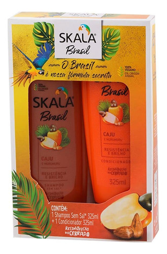 Skala - Linha Brasil - Kit Caju E Murumuru Shampoo E Condici