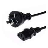 Cable 220v  Reforzado  10a Para Pc, Monitor, Etc -con Tierra