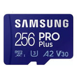 Tarjeta De Memoria Samsung Pro Plus 256gb Microsd +adaptador