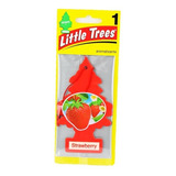 Aromatizante Little Trees Pinito Strawberry Fresa 5 Piezas