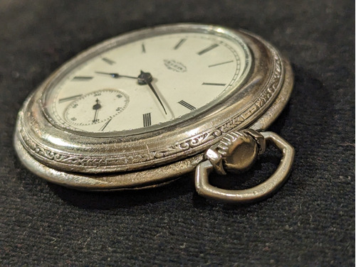 Reloj De Bolsillo Marca Elgin Usa Ferrocarrilero Antiguo 
