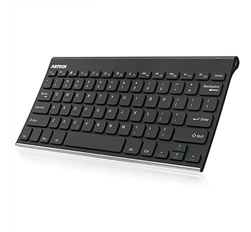 Teclado Bluetooth Arteck De Acero Inoxidable Universal Porta