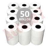 50 Rollos Papel Termico 57x40 Impresora 57mm 58mm Clip Total