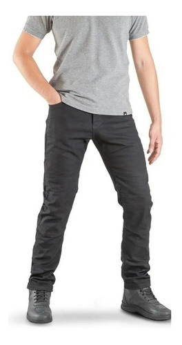 Pantalon Jean Moto Con Protecciones Solco Wear Denim