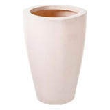 Vaso De Planta Grande Polietileno Decorativo Jd Cone 45x30