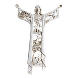 Figura De La Pared De La Cruz De Jesús Resucitada Reliquias