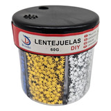 Lentejuelas En Forma De Estrella 60g 6 Colores Normales