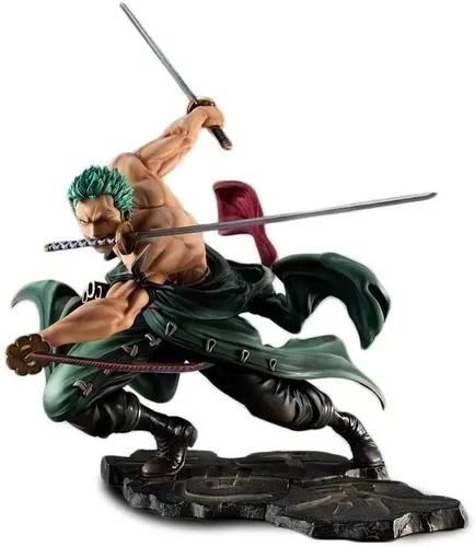 Figura Roronoa Zoro One Piece Animé Pvc Kawai